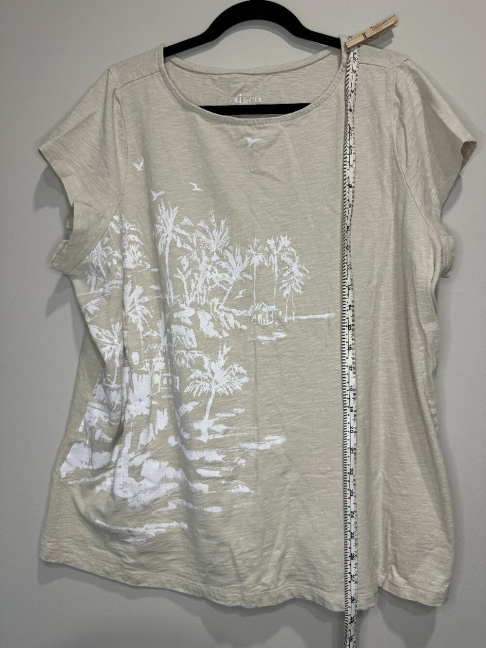 d & co Tropical print Tee shirt